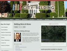 Tablet Screenshot of belding.mi.us